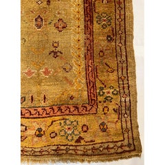 Antique Oushak Rug 6.10x4.1