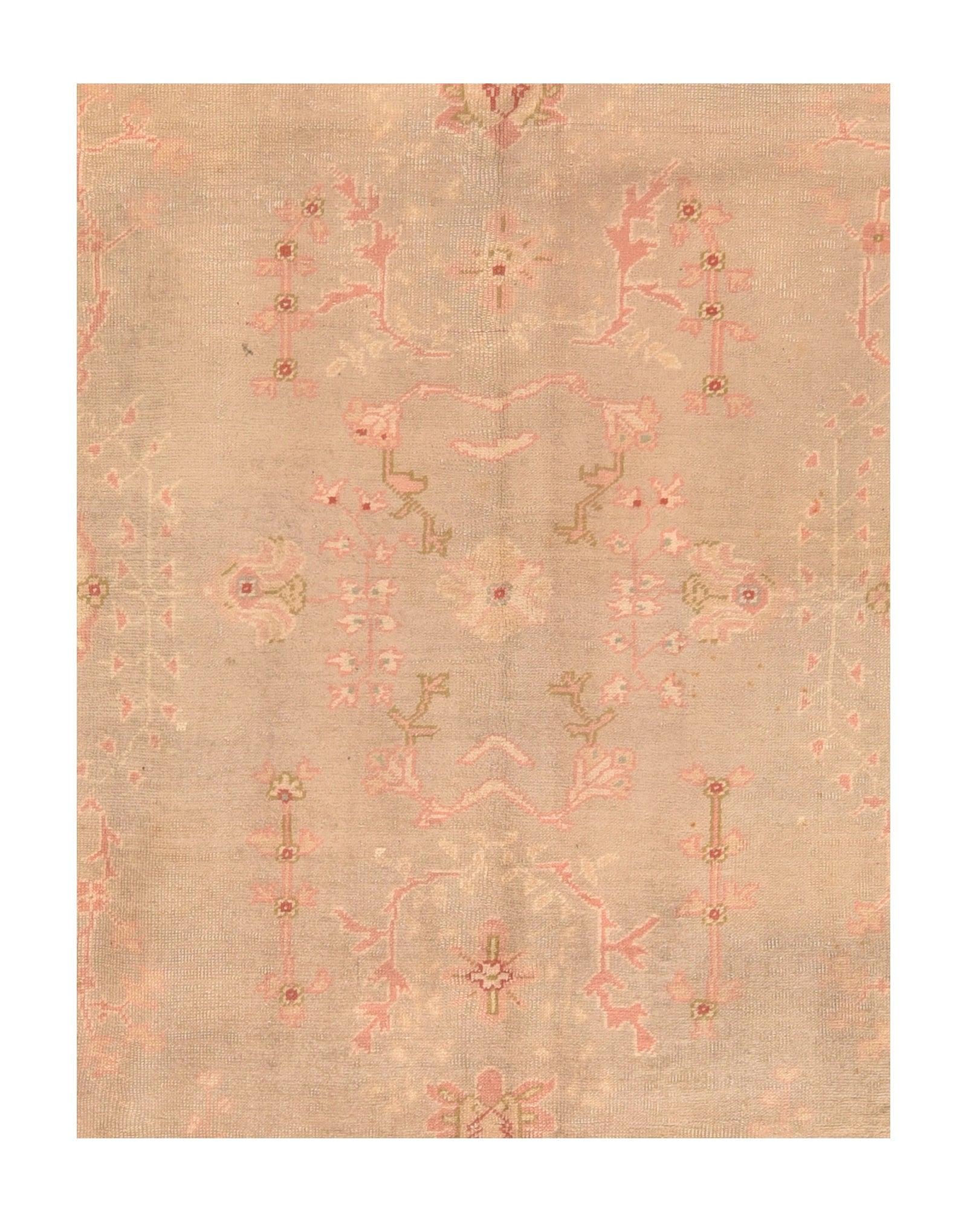 Turco Tappeto Oushak antico 8'1'' x 11'10'' in vendita