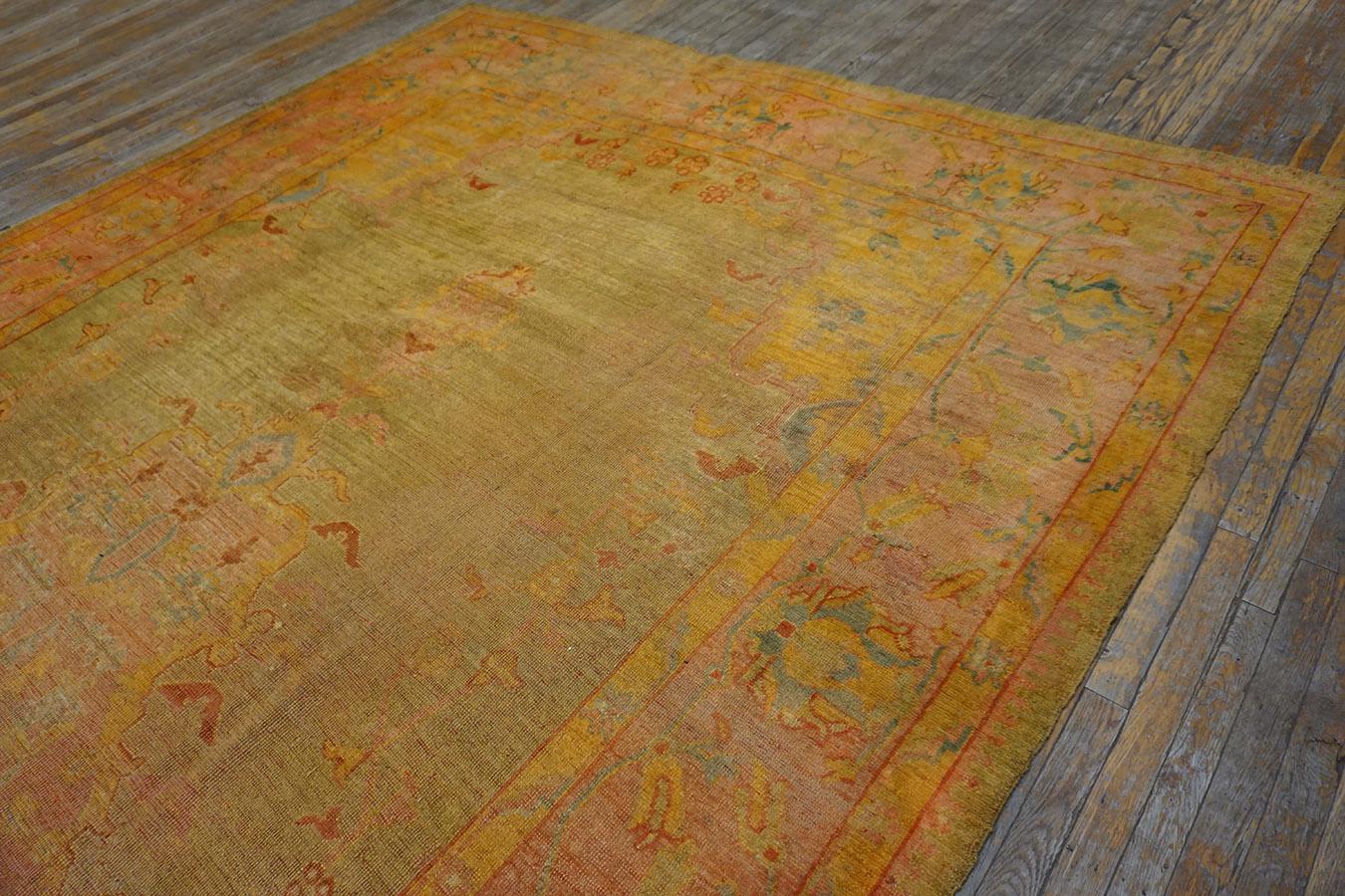 Late 19th Century Turkish Oushak Carpet ( 9' x 17' - 275 x 518 )  4
