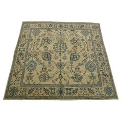 Tappeto antico Oushak 9.3x9.0