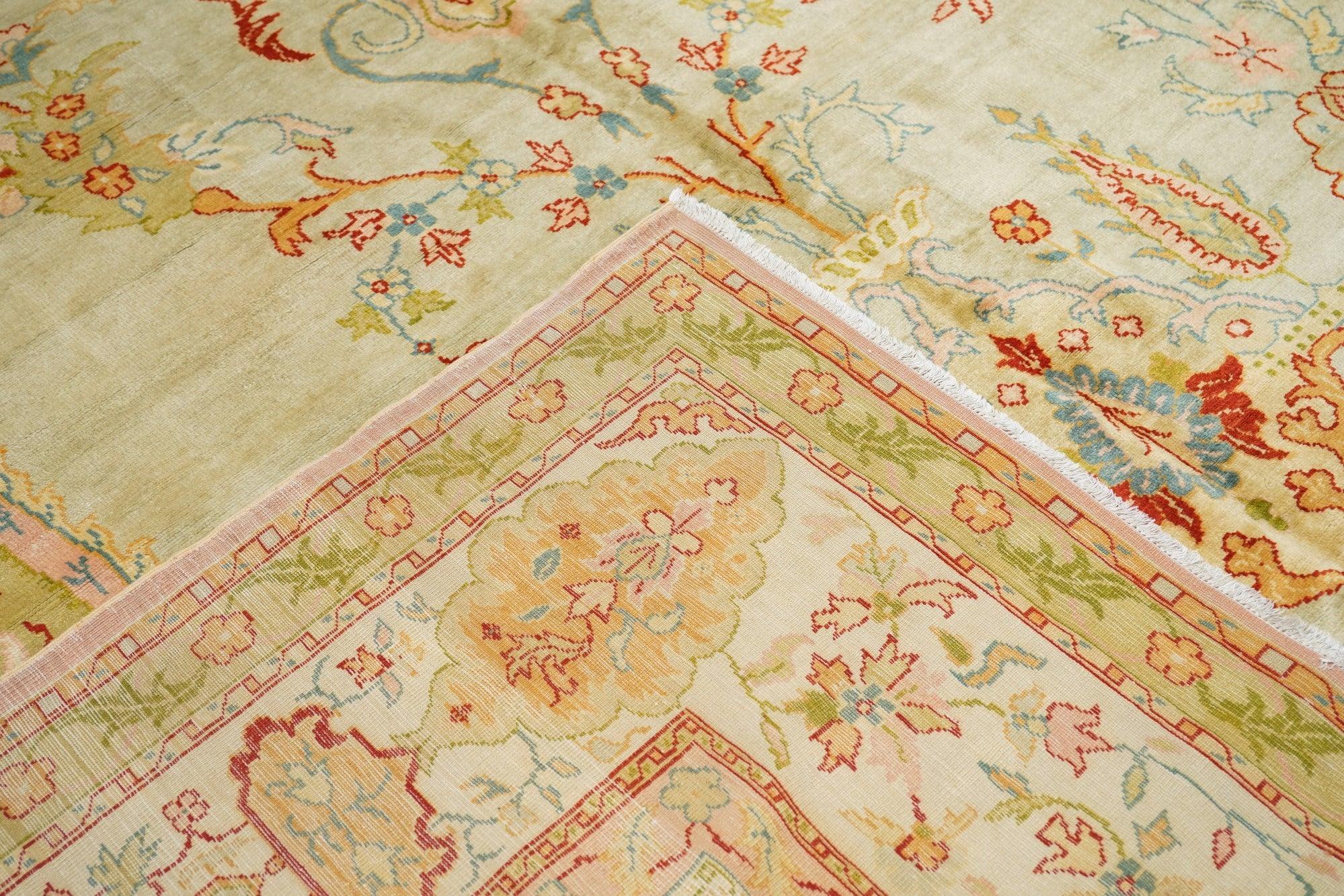 Antiker Oushak-Teppich 9'5'' x 14'5'' im Angebot 4