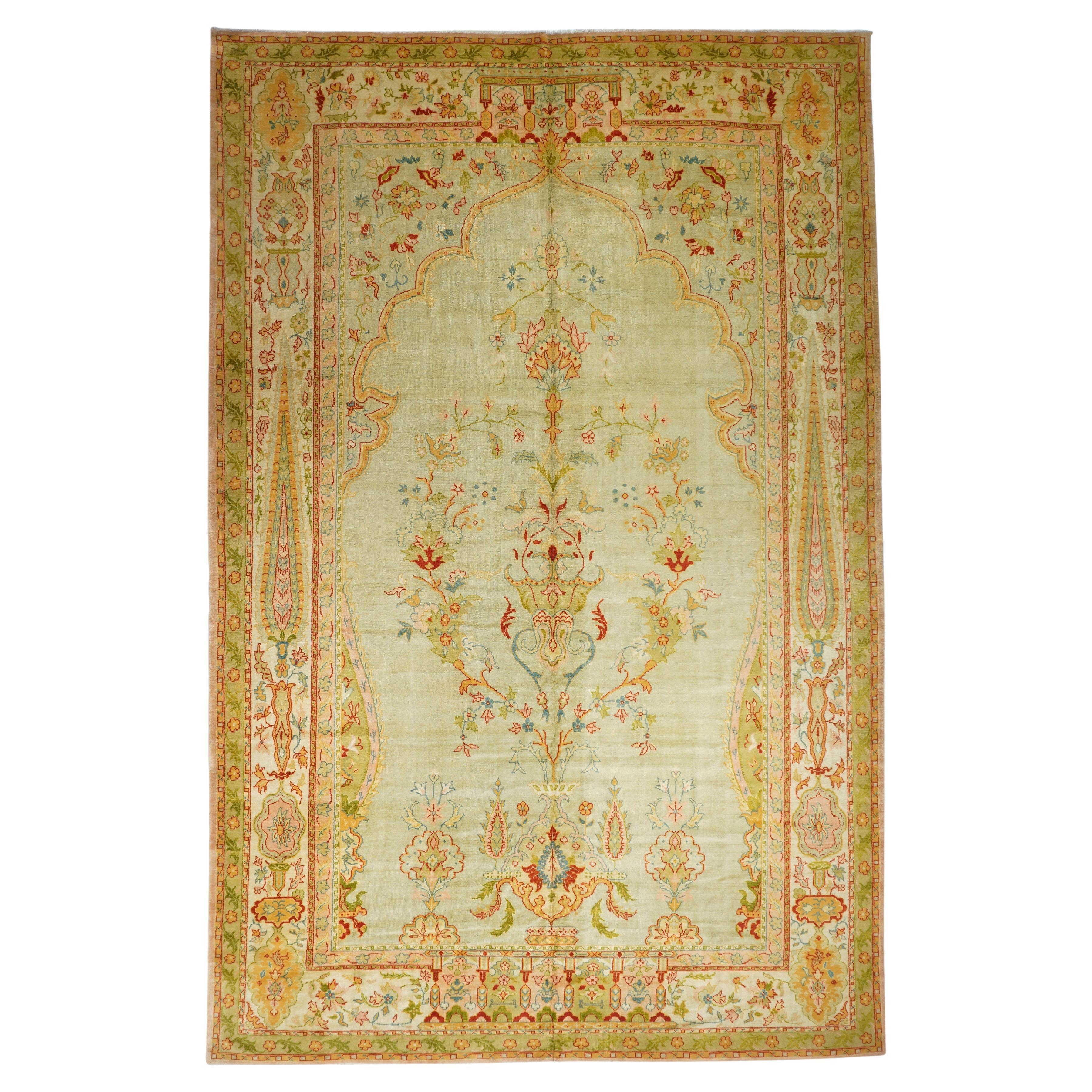 Tappeto antico Oushak 9'5'' x 14'5''