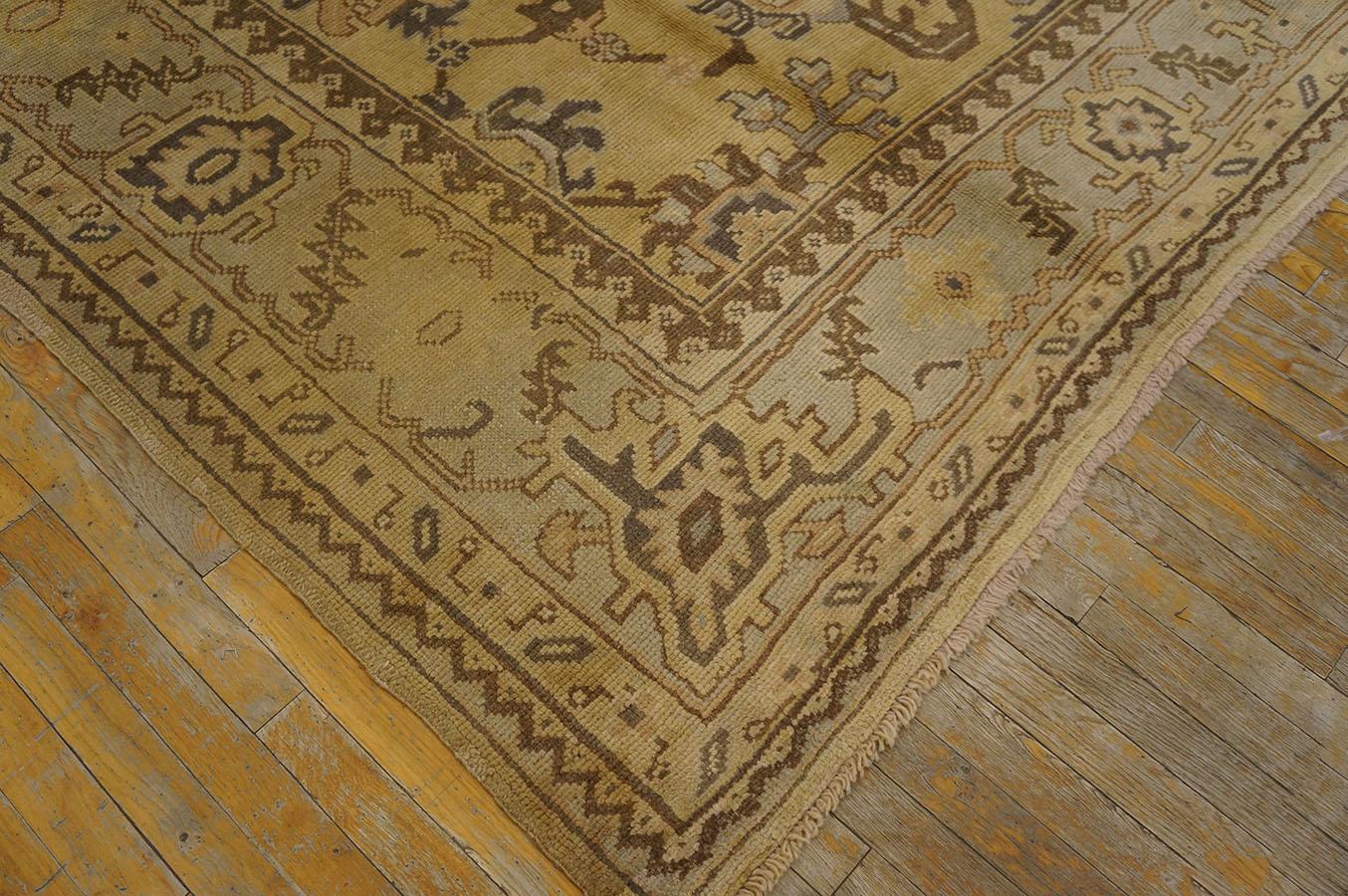 Early 20th Century Turkish Oushak Carpet ( 9'3