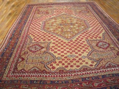 Türkischer Smyrna-Oushak-Teppich des frühen 19. Jahrhunderts ( 10'8" x 16' - 325 x 488 )