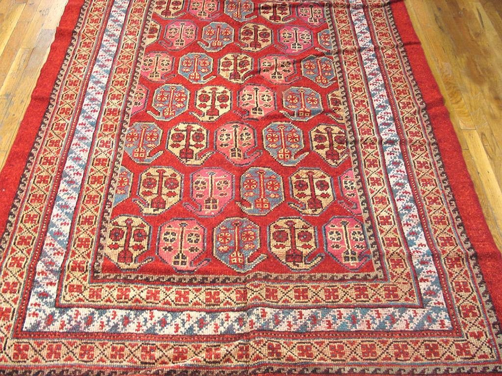 Hand-Knotted Late 19th Century Turkish Oushak Carpet ( 5' x 6'9