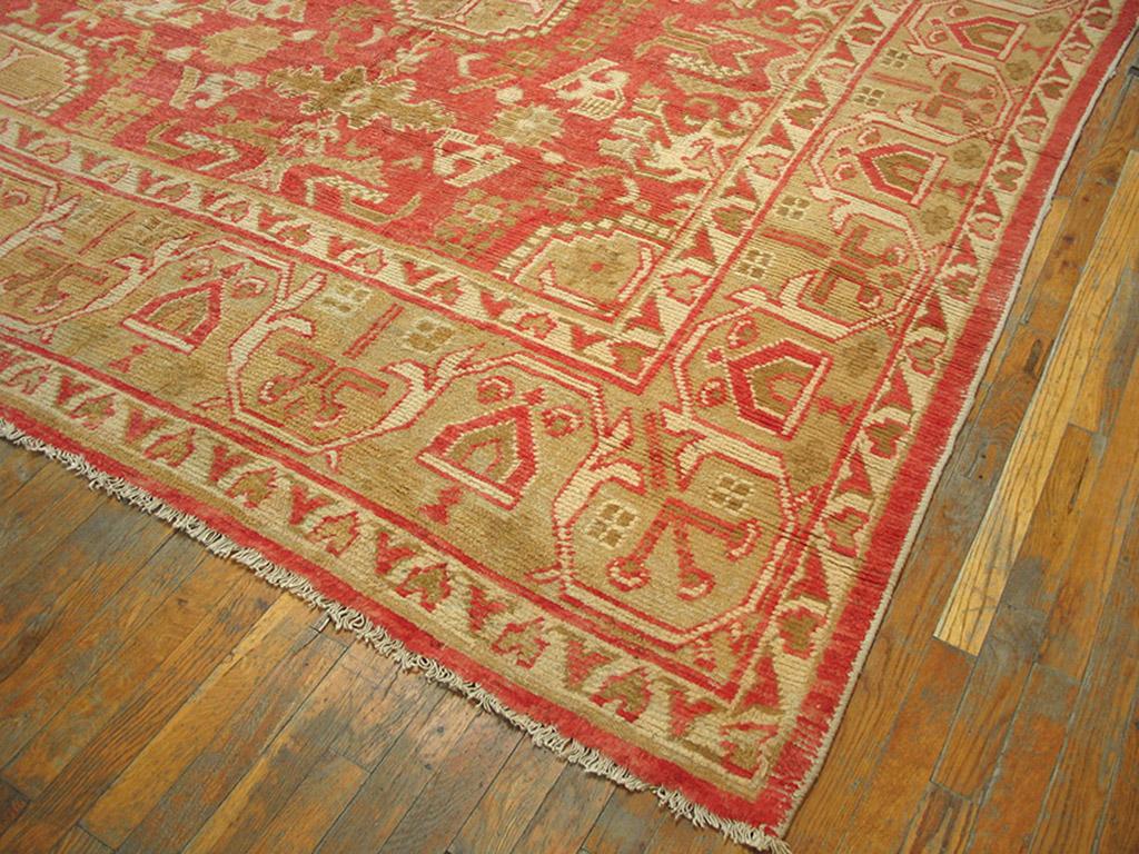 Turkish Antique Oushak Rug For Sale