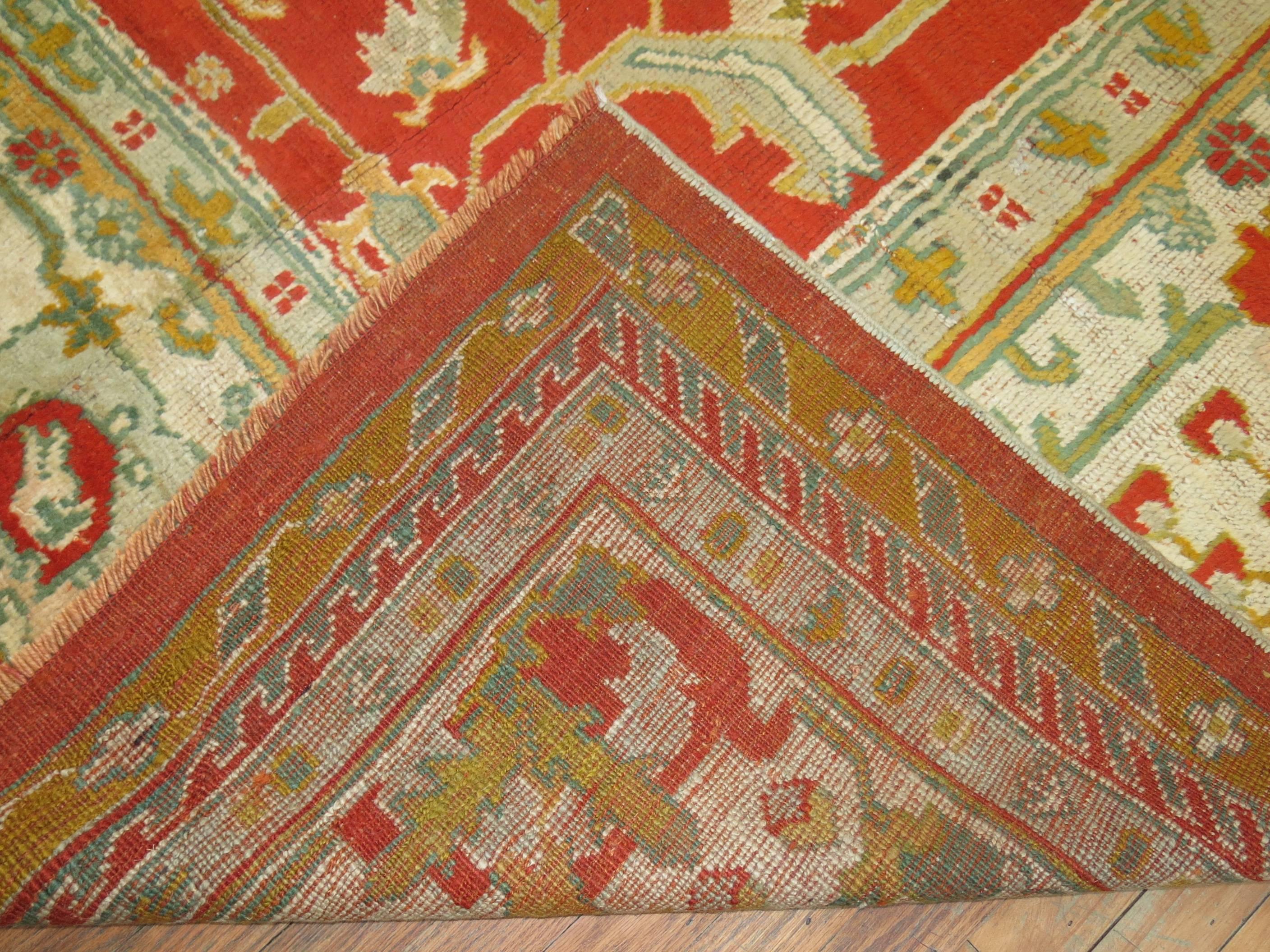 antique oushak rugs for sale