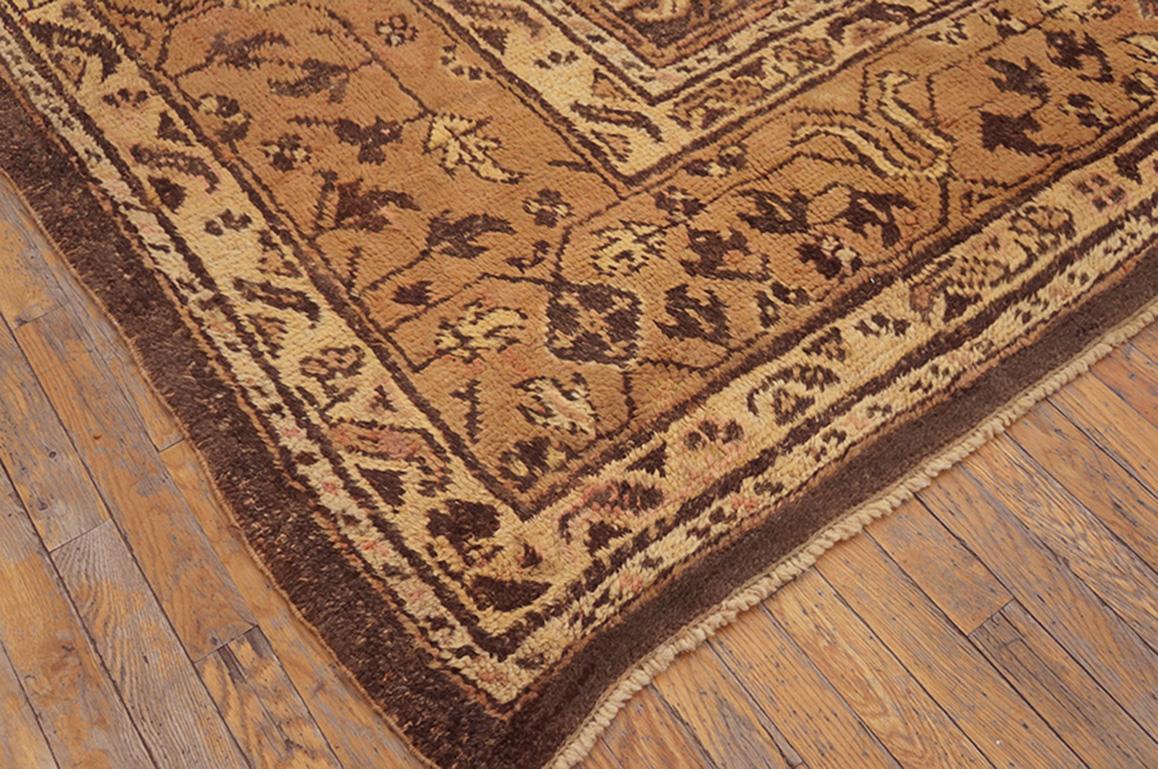 Hand-Knotted Early 20th Century Turkish Carpet ( 13'4