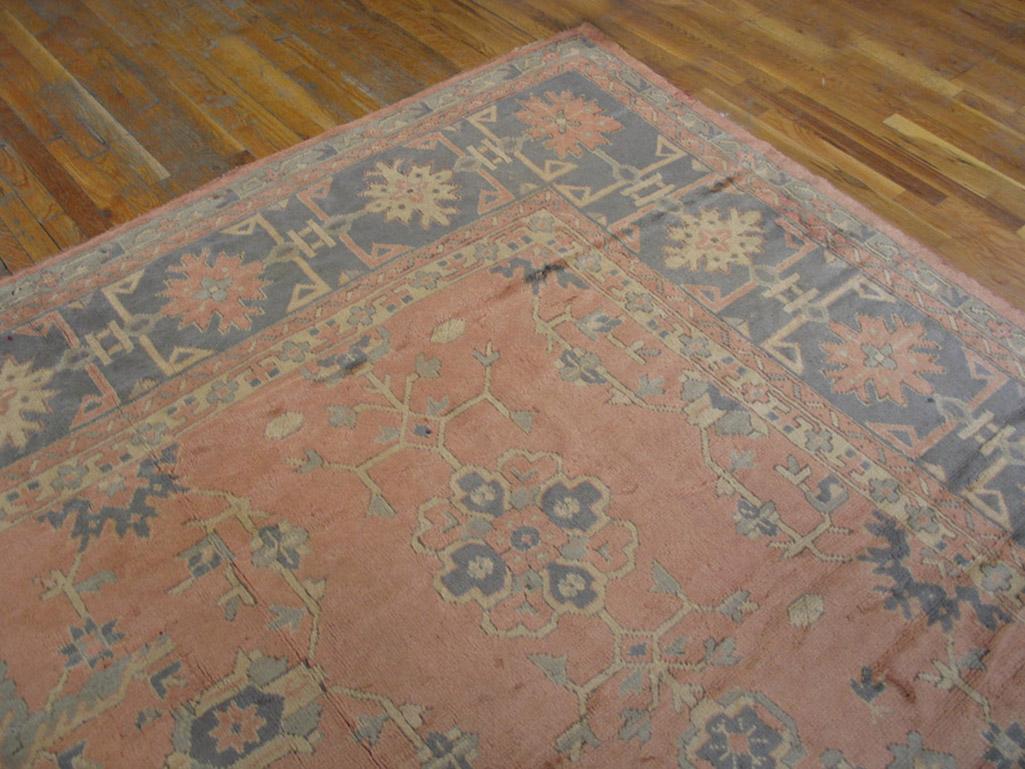 Hand-Knotted Early 20th Century Turkish Oushak Rug ( 20' x 22'6