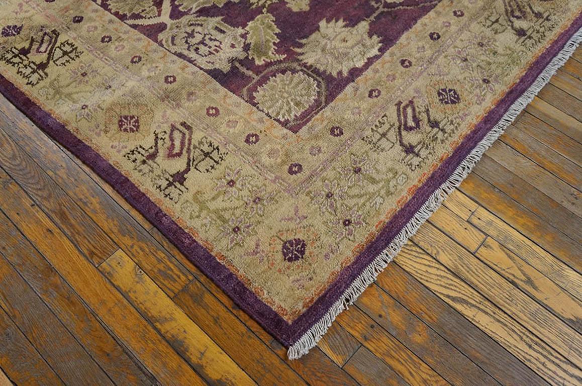 19th Century Turkish Oushak Ghiordes Carpet ( 6' x 9'5