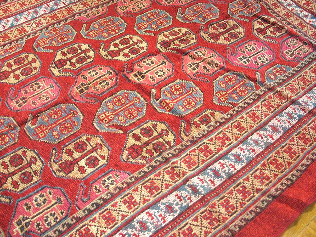 Early 20th Century Late 19th Century Turkish Oushak Carpet ( 5' x 6'9