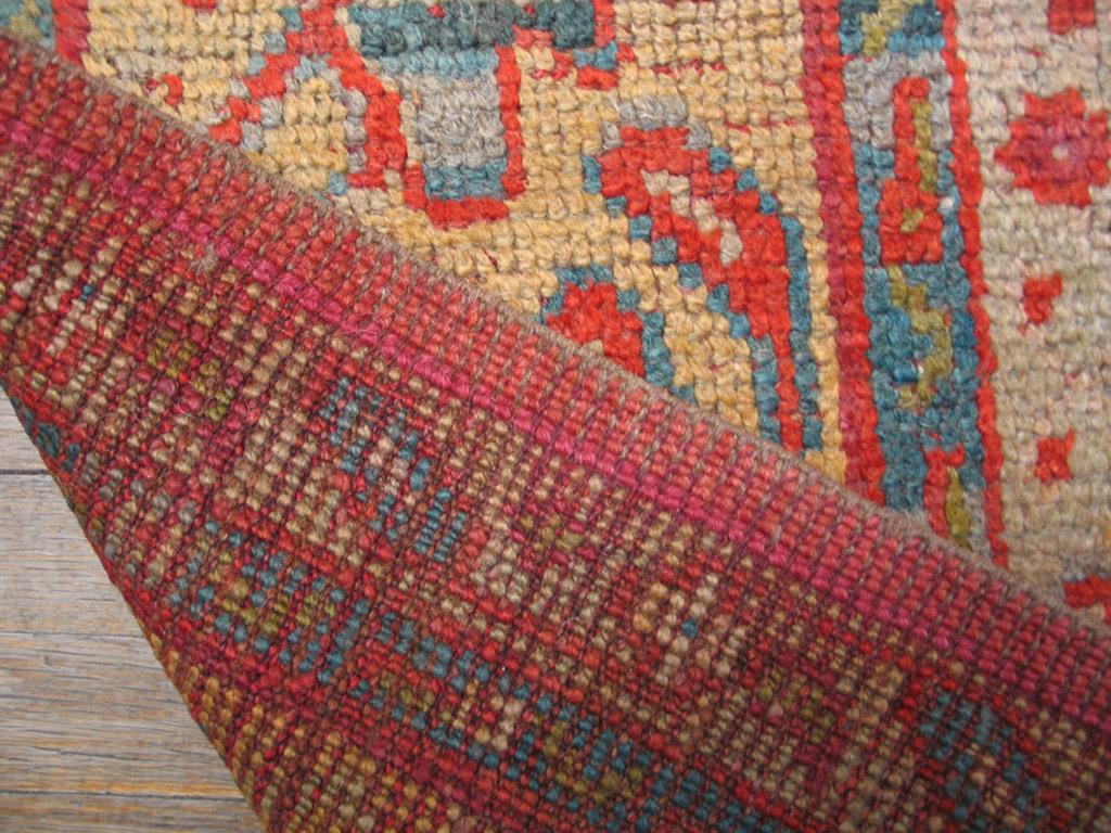 19th Century Turkish Oushak Carpet ( 9' x 11' - 275 x 335 )  For Sale 7