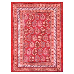 Late 19th Century Turkish Oushak Carpet ( 5' x 6'9" - 152 x 206 )