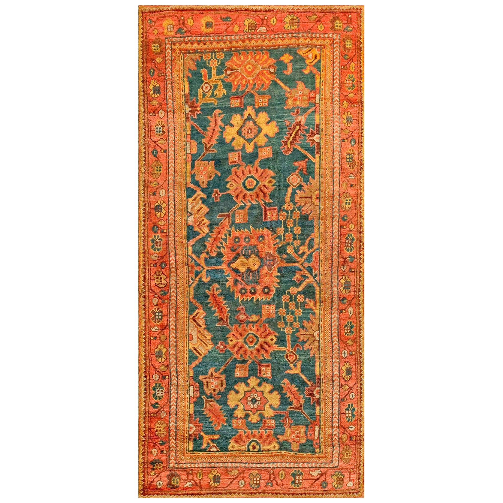 Antique Oushak Rug For Sale at 1stDibs