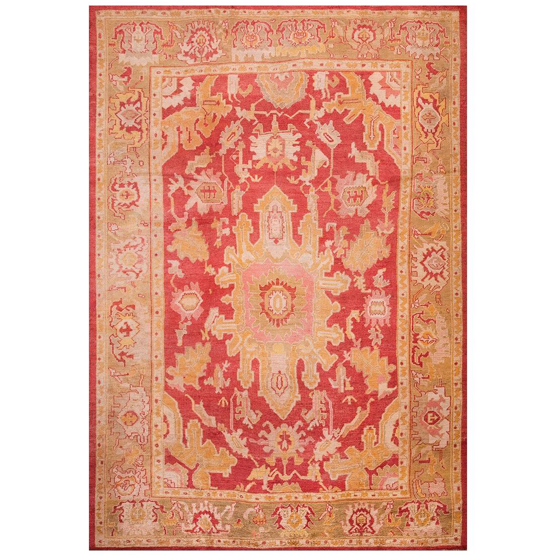 19th Century Turkish Oushak Carpet ( 9'4" x 13'4" - 285 x 406 )