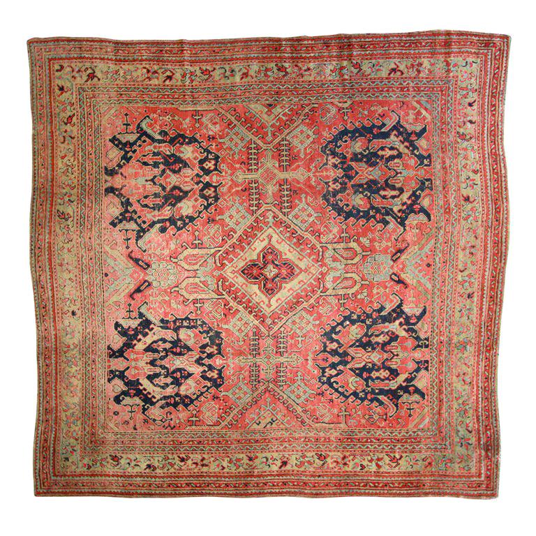 Oushak rug, late 19th century, offered by Amadi Carpets