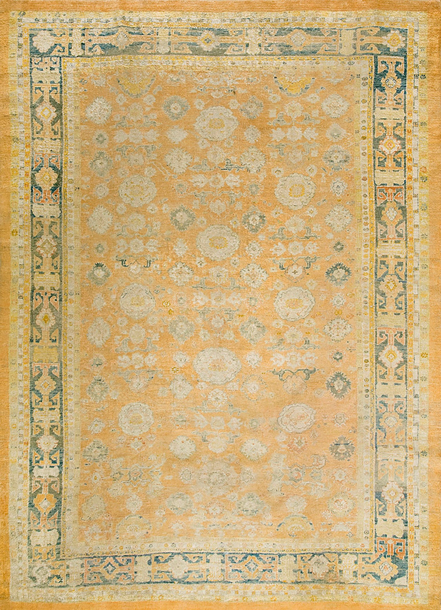 Antique Oushak Rug For Sale at 1stDibs