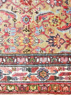 Antique Oushak Runner 3'4" × 14'11"