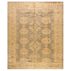 Antique Early 20th Century Turkish Oushak Carpet ( 10' x 12'1'' - 305 x 368 )