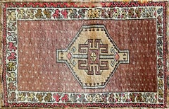 Antique Oushak Yastik Anatolian Rug, The Starts