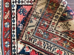Antique Oushak Yastik Anatolian Rug, Unusual