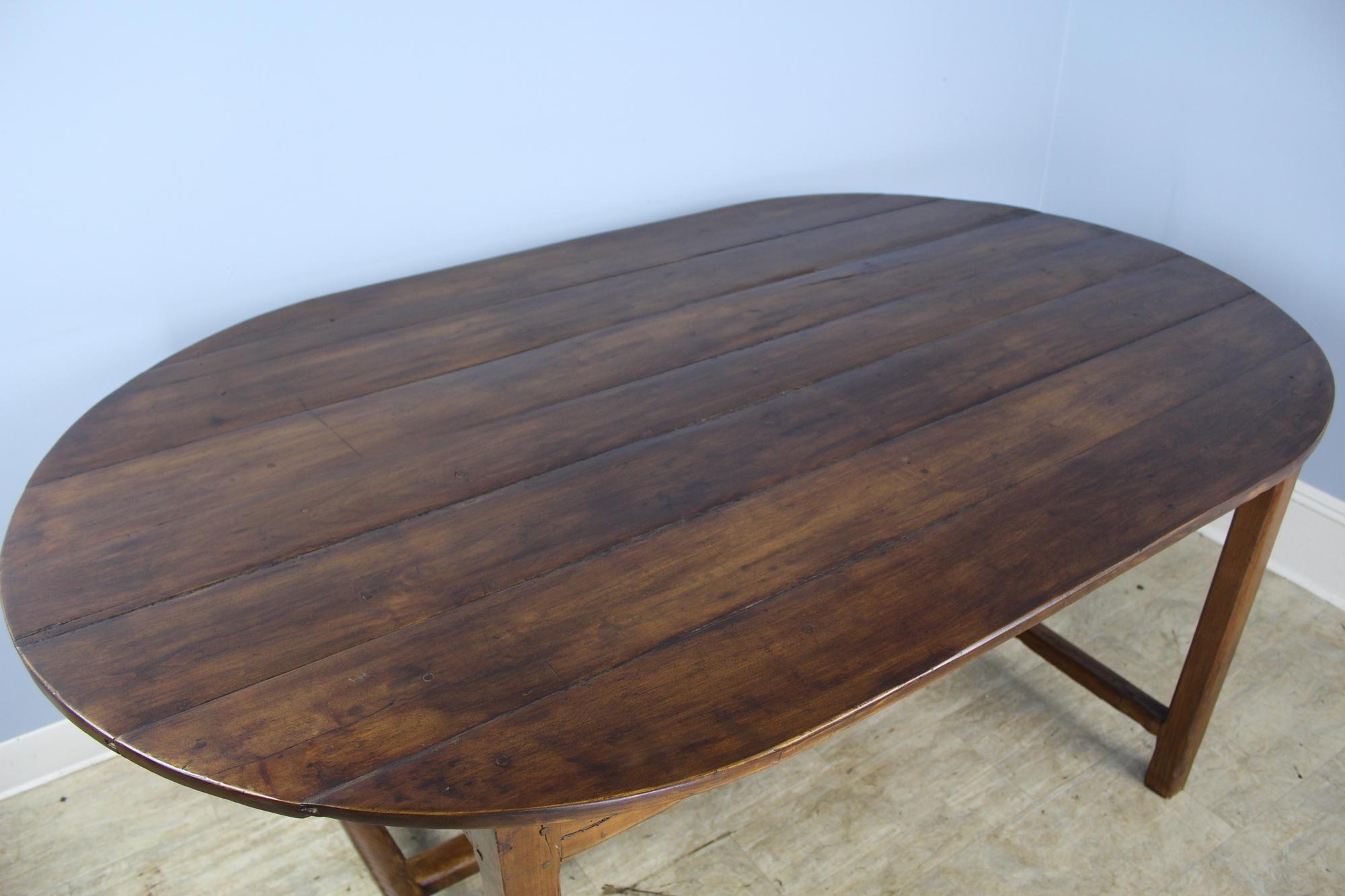 Cherry Antique Oval Breakfast Table