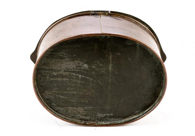 Antique Oval Copper Storage Bin For Sale at 1stDibs antique copper