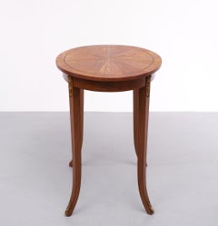 Antique Oval France Center Table, 1870