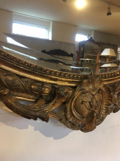 Antique Oval Gilt Mirror