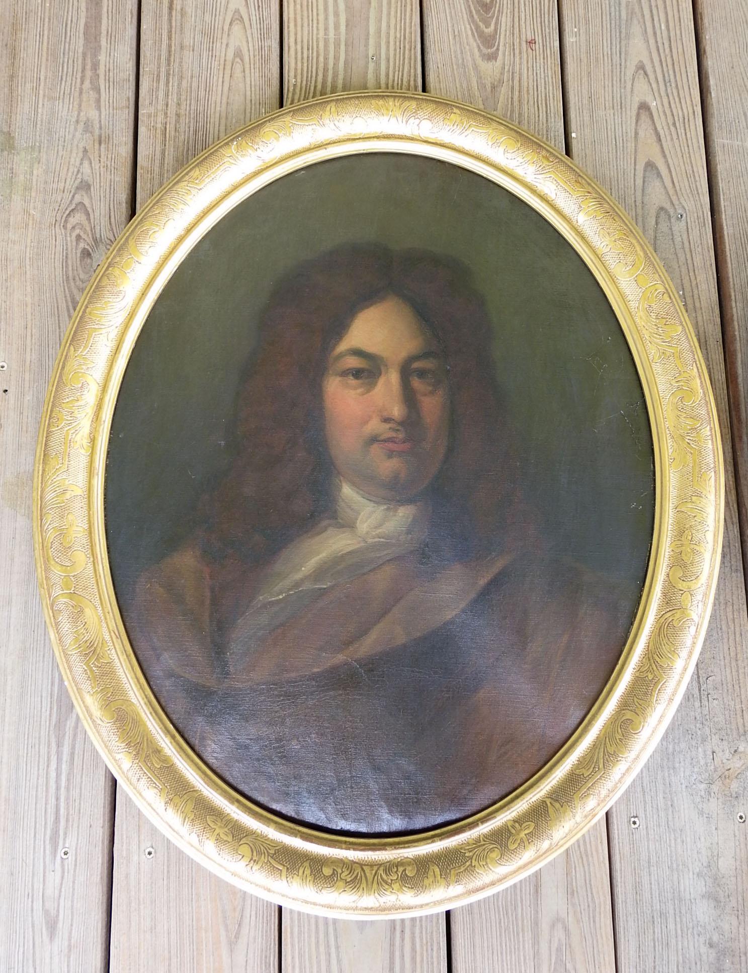 Pair of antique oil on canvas portraits of Peter and Ester Ochs. Writing on back of stretchers, Peter Ochs (1659-1706) and Ester Ochs (Mitz) (1670-1733). Likely from Basel, Switzerland whose decendents moved to the US. These were probably painted in