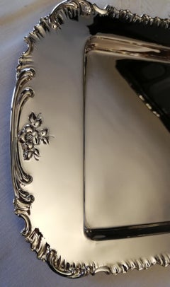 Antique Oval Silver Tray