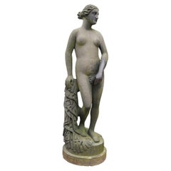 Antique Over Life Size Statue of Lady Hamilton