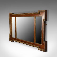 Antique Overmantel Mirror, Edwardian, Regency Revival, Wall Mirror, circa 1910