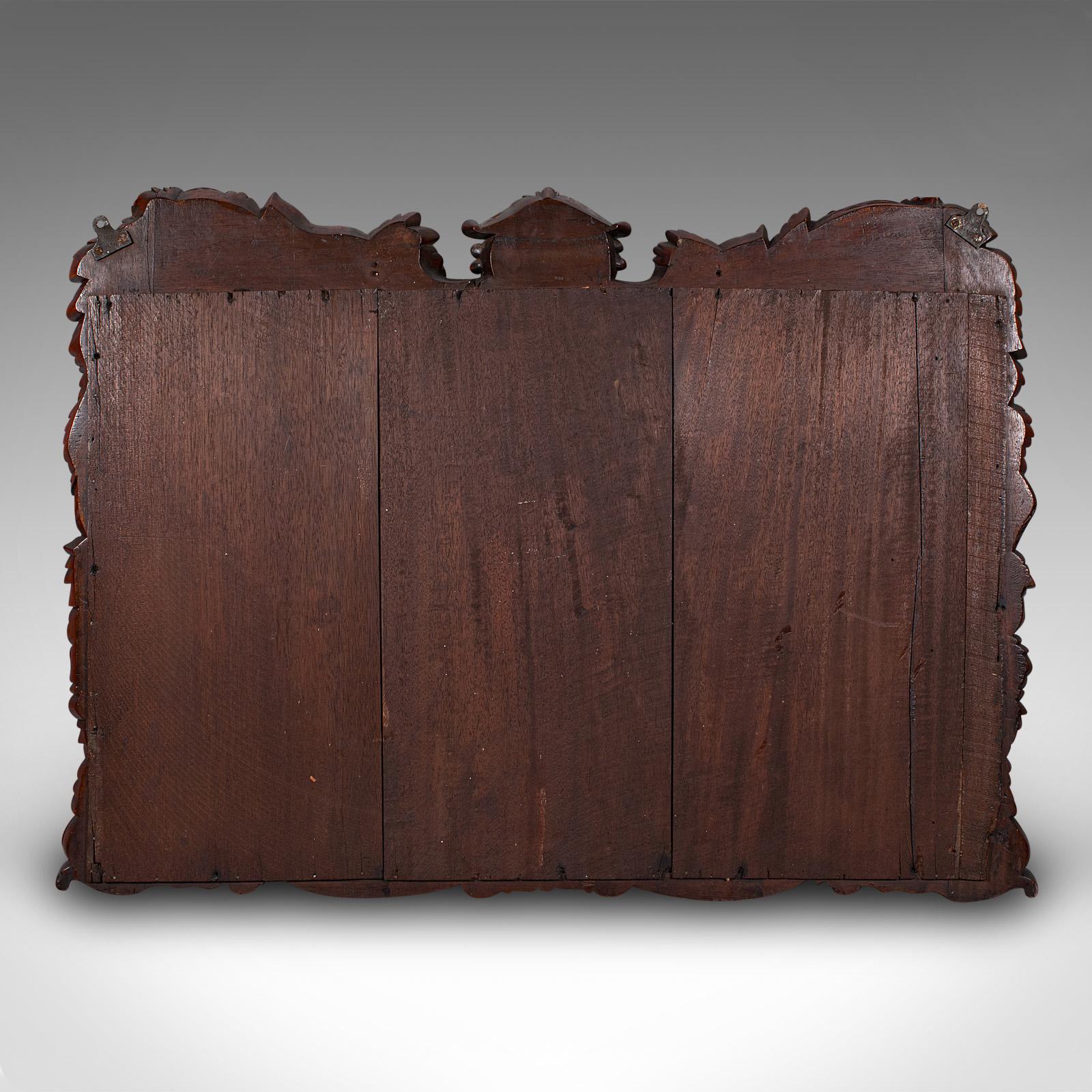 Antiker Overmantle-Spiegel, englisch, Landhaus, geschnitzt, viktorianisch, CIRCA 1900 im Angebot 2