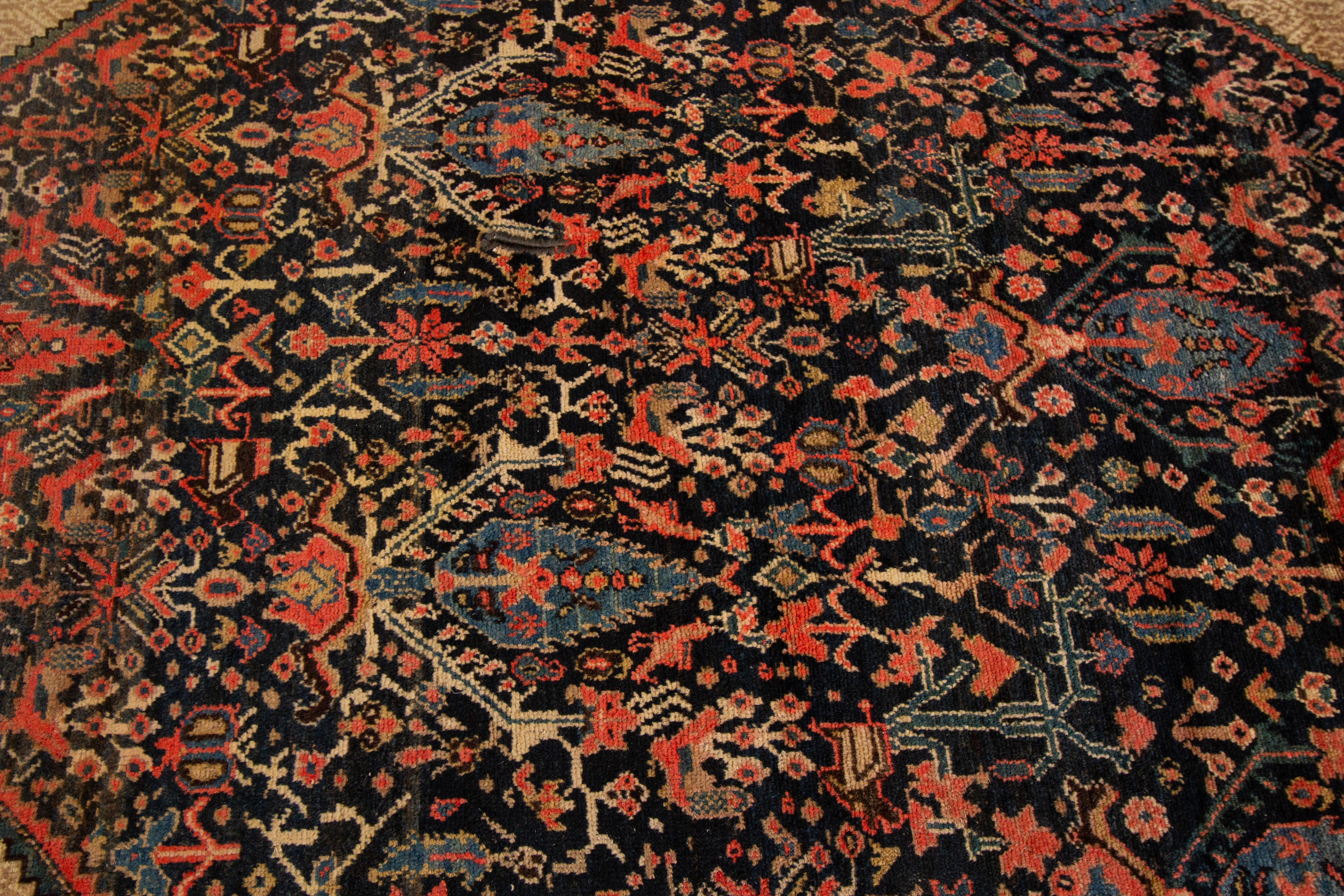 Antique Oversize Hamadan Rug In Good Condition For Sale In Norwalk, CT