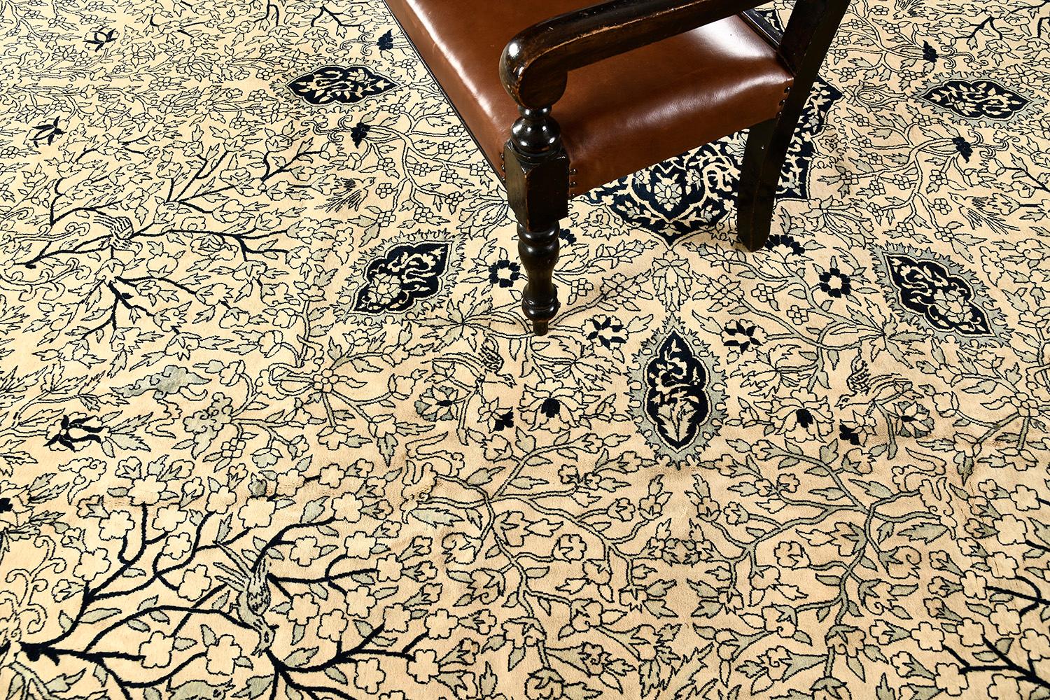 Tappeto rotondo antico oversize indiano Amritsar in vendita 6