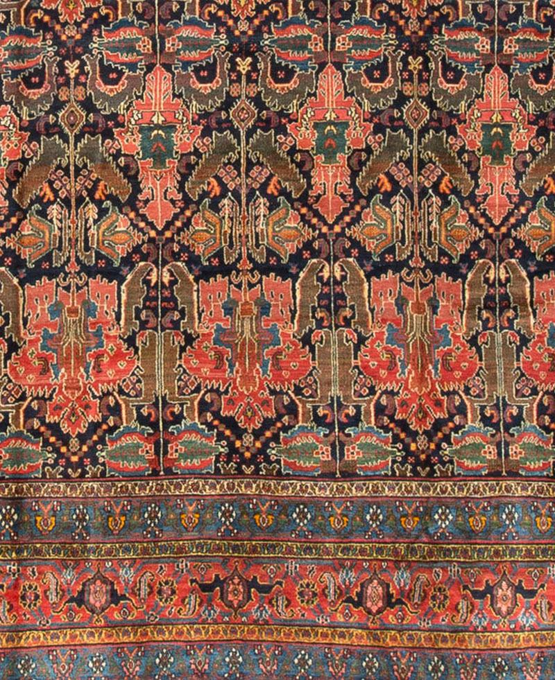 19th Century Antique Oversize Persian Bakhtiari Rug, circa 1890 12' x 19'5