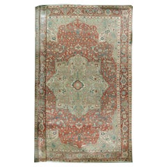 Tappeto antico oversize persiano Heriz Serapi  14'6 x 20'10