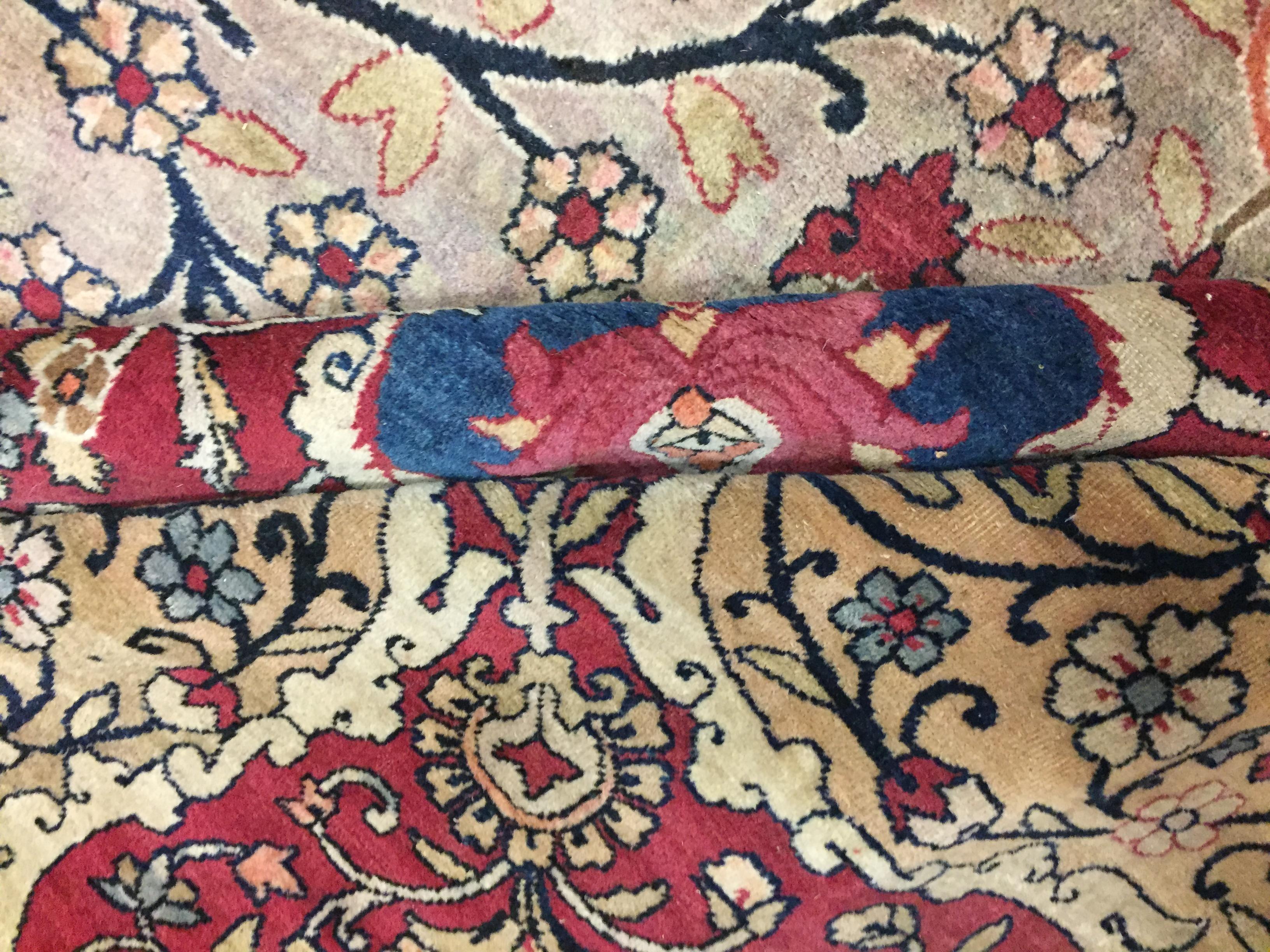 Antique Oversize Persian Kerman Rug Carpet, 16'4 x 21'4 For Sale 5