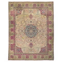 Antique Oversize Persian Kerman Rug Carpet, 16'4 x 21'4