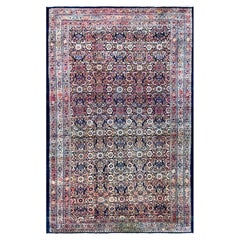 Tapis persan Malayer surdimensionné ancien