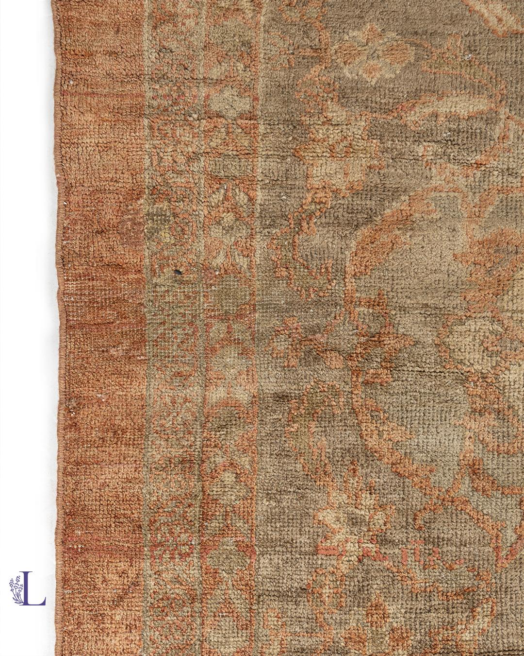 Alfombra persa antigua de gran tamaño Sultanabad Rugs  14'6 x 25' en venta 4