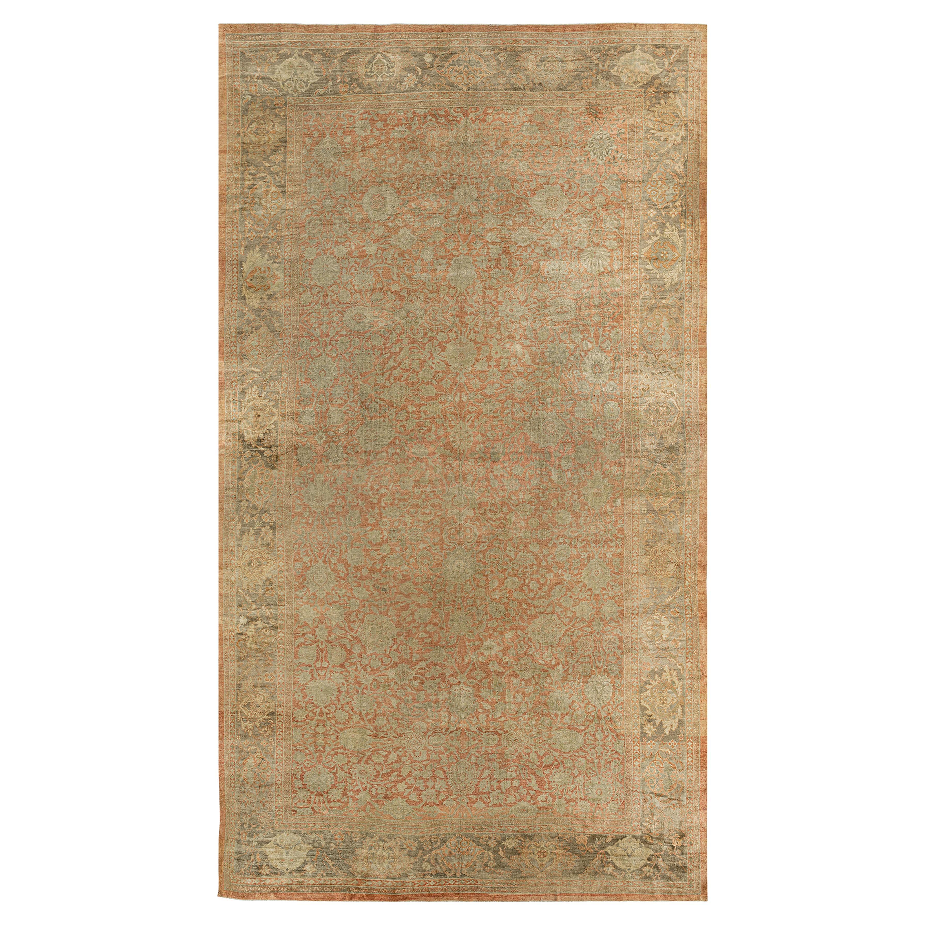 Alfombra persa antigua de gran tamaño Sultanabad Rugs  14'6 x 25'