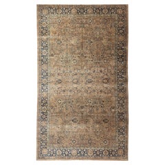 Antique Oversize Tan Indo Kirman Rug, 14
7 x 23
9