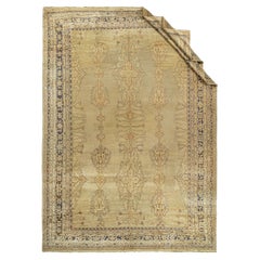 Tapis turc Oushak surdimensionné ancien 13'5 x 18'8