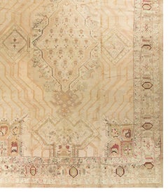 Antique Oversize Turkish Oushak Rug 14'11 x 21'