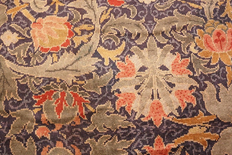 Antique Oversized Arts and Crafts William Morris Design Rug For Sale at