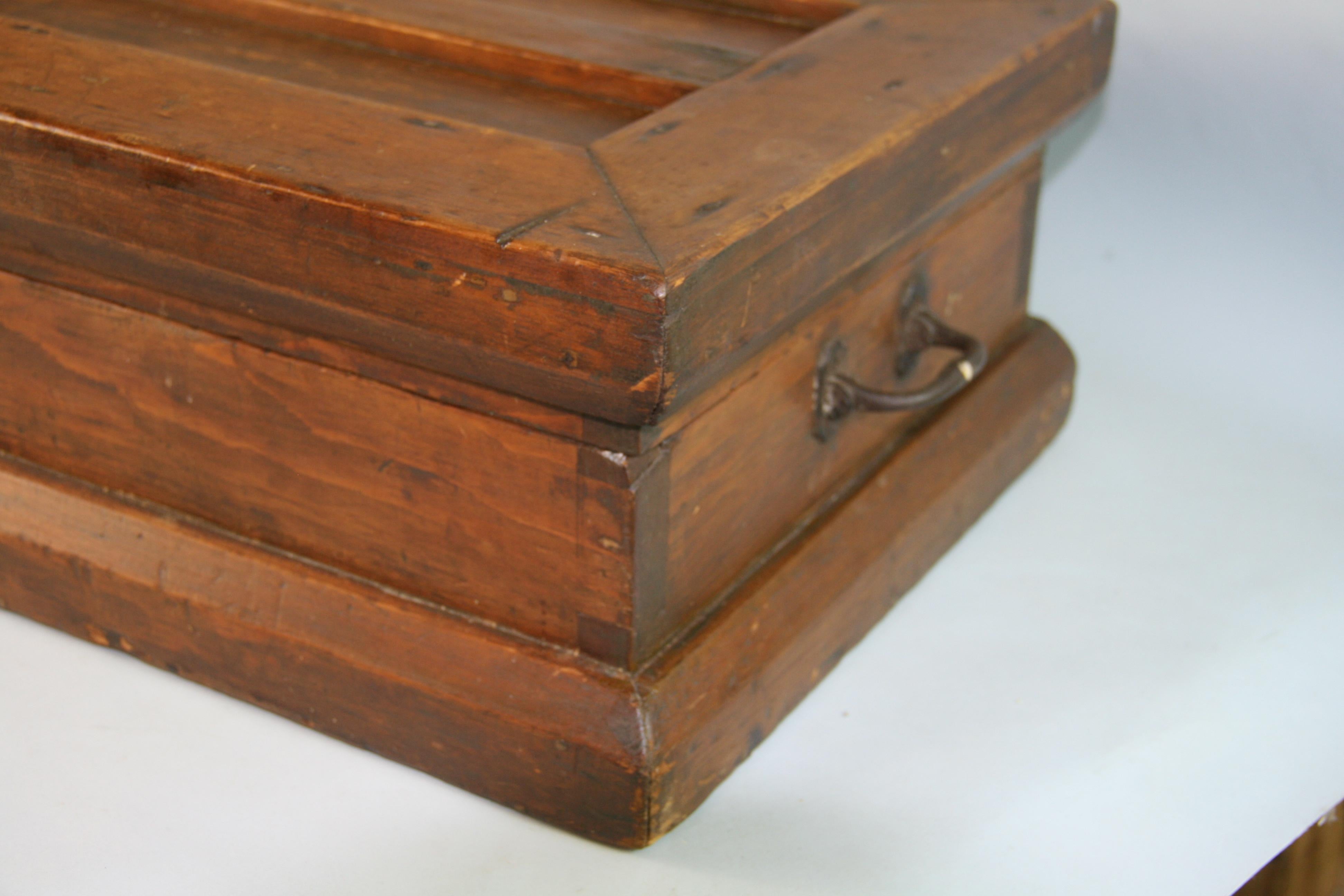 wooden cash box