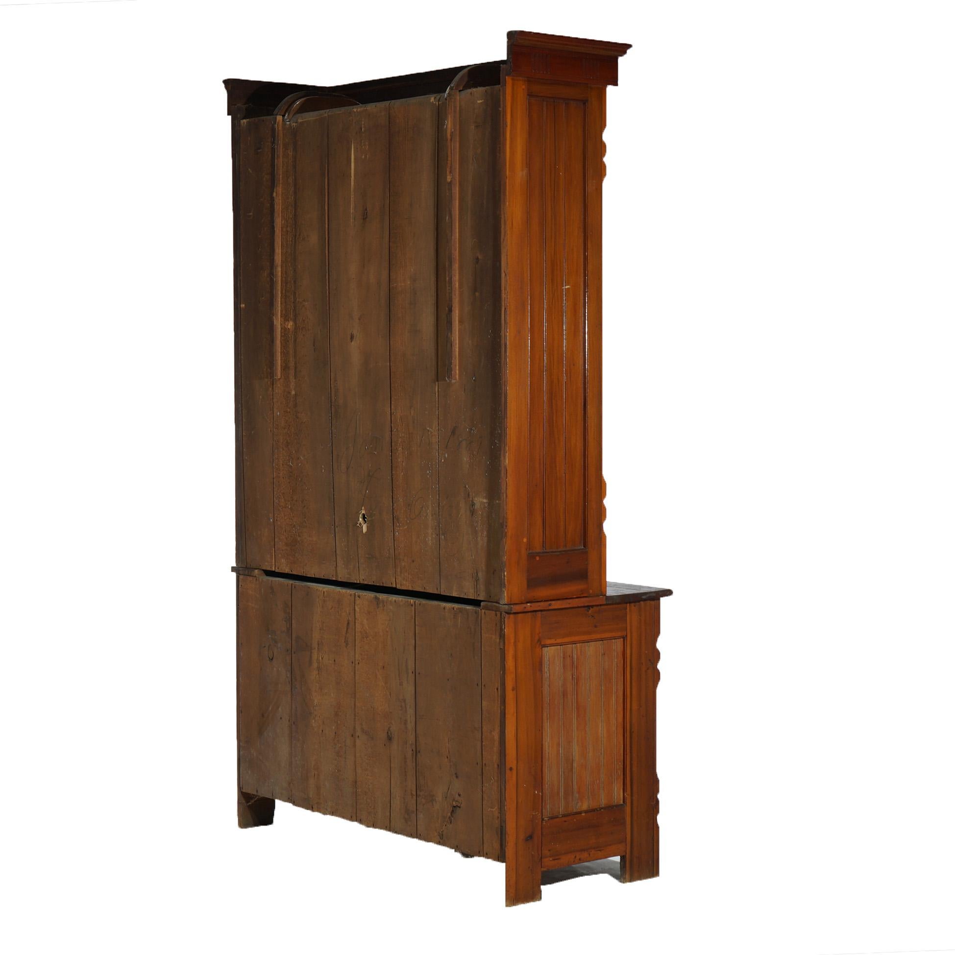 Antique Oversized Country Store Cabinet, C1900 For Sale 5