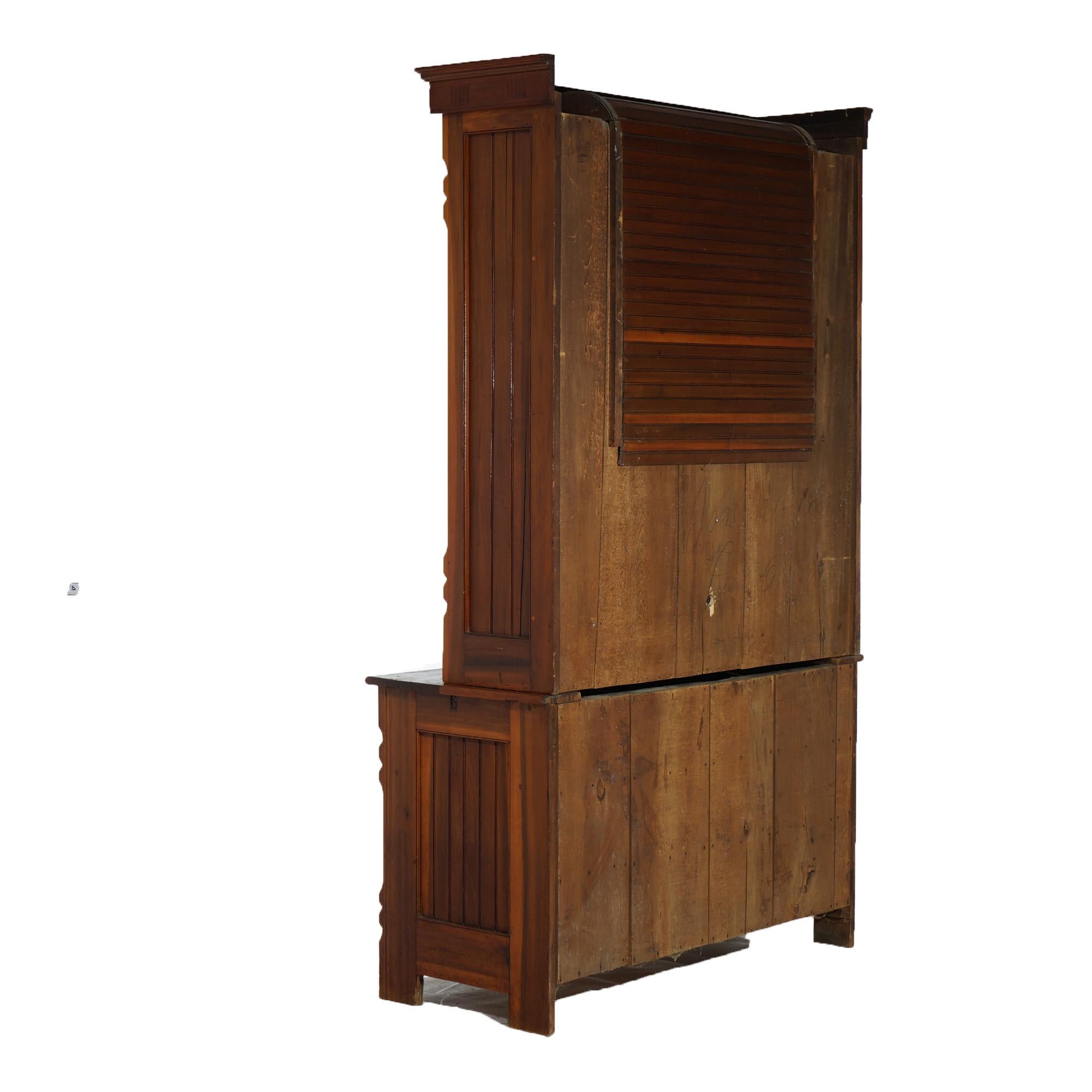 Antique Oversized Country Store Cabinet, C1900 For Sale 3
